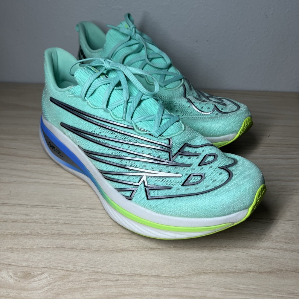 New Balance FuelCell SuperComp Elite v3 Bright Mint Pixel Green Sz 10.5 WRCELLT3 - Picture 5 of 10